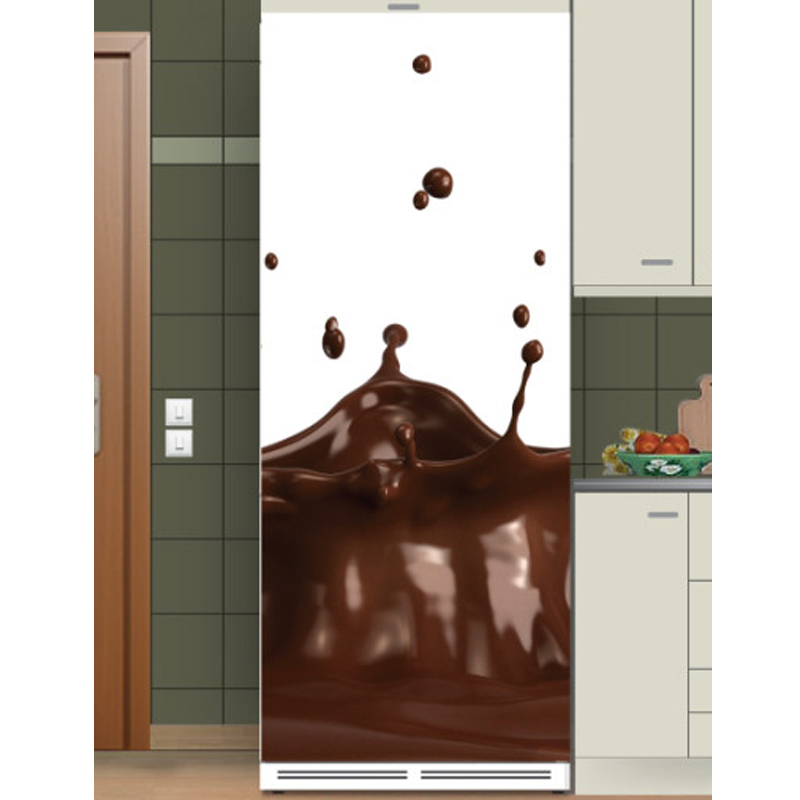 Αυτοκόλλητο ψυγείου Splash chocolate